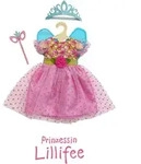 Heless - Puppenkleid"Prinzessin Lillifee"mit Glitzerkrone und Augenmaske, 3-teilig,