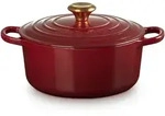Le Creuset Runder Br&auml;ter Signature &Oslash; 24cm - rot