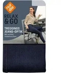 NUR DIE Damen Treggings Jeans-Look Relax & Go - blau - 40|41|42|43|44