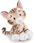 NICI Kuscheltier Katze Bengal sitzend 25cm GREEN - braun