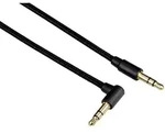 HAMA Aux-Kabel 3,5 mm Klinke &ndash; 3,5 mm Klinke, 90&deg; Winkelstecker, 1,0 m,...