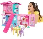Barbie Chelsea Pop-up-Puppenhaus mit Puppe und &uuml;ber 15 Accessoires, Haus...