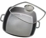 ELO Servierpfanne Alucast eckig &Oslash;28cm