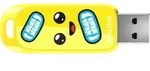 SANDISK Cruzer Peely Edition 64GB, USB 3.2, 130MB/s - gelb