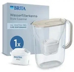 BRITA Wasserfilter Kanne Style Essential - beige|transparent
