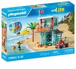 PLAYMOBIL 71903 - my Life - Rettungsturm mit Beach buggy