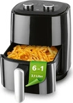 GOURMETmaxx Hei&szlig;luftfritteuse Kompakt 3,1l - schwarz
