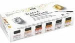 KREUL Glass & Porcelain-Set Classic Metallic 6x20ml