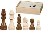 Philos-Spiele Otto I, KH 89 mm, Schachfiguren in Holzbox 2018