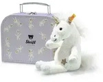 Steiff - Unica Schlenker-Einhorn im Koffer