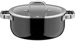 WMF Bratentopf mit Deckel Fusiontec Mineral Pro &empty;24cm - schwarz|silber