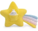 NICI Kissen Molang Sternschnuppe 40x28cm - gelb