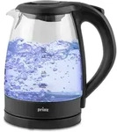 PRINZ Glaswasserkocher PZ-GWK2 1,7l - schwarz|transparent