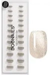 DOONAILS Soft Gel Press Ons Champagne Cateye Extra Short Square - beige