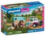PLAYMOBIL 72129 I Love Horses Gel&auml;ndewagen mit Pferdeanh&auml;nger