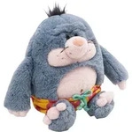 NICI Kuscheltier Maulwurf Berti Bermuda mit Badehose schlenkernd 30cm GREEN - grau
