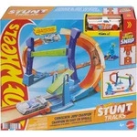 Hot Wheels Stunttracks Sprung durch die Spirale Trackset und Spielzeugauto im