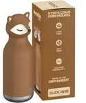 asobu&reg; Trinkflasche Fuchs 460ml - braun