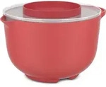 MEPAL Chef It R&uuml;hrsch&uuml;ssel mit Spritzdeckel 3l - rot