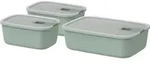 MEPAL Set Frischhaltedose EasyClip 3-tlg. - gr&uuml;n