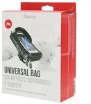 HAMA Handy Fahrrad-/Motorrad-Tasche, 360 Grad drehbar, wasserabweisend