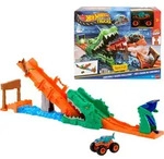 Hot Wheels Monster Trucks Crocodile Crash Challenge Spielset und
