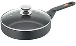 Berndes ECO Life Schmorpfanne mit Glasdeckel &Oslash;28cm - schwarz|silber|transparent