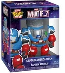Funko - POP! - What If - Captain America w/Mech Bitty Pop! Bot