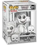 Funko - POP! - Looney Tunes: Sketched &ndash; Sylvester & Tweety Vinyl