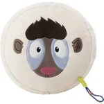 NICI Kissen Wild Friends Mandrill 35x10cm GREEN - wei&szlig;|grau