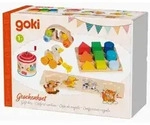 Goki Motorik Geschenkset Holz 5-teilig &ndash; Motorikspielzeug ab 1 Jahr, Lernspielzeug