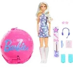 Barbie Team Barbie Roll & Reveal Popstar-Puppe