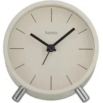 HAMA Analoger Funkwecker Flores - grau|beige