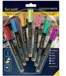 Securit Kreidemarker fein 7er-Set farblich sortiert