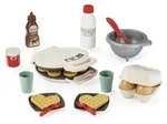 Ecoiffier - Kinder-Backset mit Waffeleisen, 22 Teile