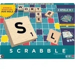 Scrabble Brettspiel, Familienwortspiel mit Buchstabensteinen und Buchstabenb&auml;nkchen,