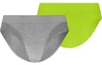 PUMA Damen Unterhose Sport Briefs 3D Knit 2er Pack - mehrfarbig - L