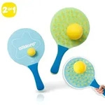 alldoro Stick Play Beachball Set &ndash; Soft-Beachball-Spiel mit Klett-Sticks &...