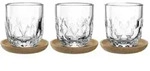 LEONARDO Trinkglas + Untersetzer Gocce 6-tlg. - transparent