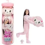 Barbie Cutie Reveal Puppe und Zubeh&ouml;r, Lamm der Cuddly-Reihe mit 10...
