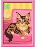 Ravensburger CreArt, Malen nach Zahlen Kinder - Maine-Coon-K&auml;tzchen