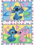 Ravensburger CreArt, Malen nach Zahlen Junior - Disney Stitch & Angel