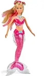 Simba Steffi Love Squishy Mermaid Meerjungfrau Puppe mit Delfin
