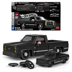 Mattel Brick Shop Hot Wheels '83 Chevy Silverado Bauset mit Metallfahrzeug, 225