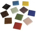 rayher MOSAIKSTEIN BUNT GEMISCH 2CM Eimer 1kg 1453149