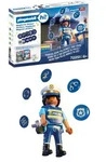 PLAYMOBIL hi! 72251 Magische Sticker Polizei mit NFC-Stickern und Figur