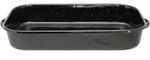 ELO Viereckpfanne Emaille &Oslash; 38cm - schwarz
