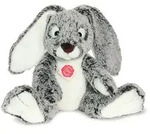 Teddy-Hermann - Schlenkerhase, 28 cm - grau|wei&szlig;
