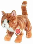 Teddy-Hermann - Katze stehend rot getiegert 20 cm