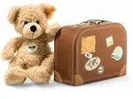 Steiff - Fynn Teddyb&auml;r im Koffer, beige, 28cm - beige